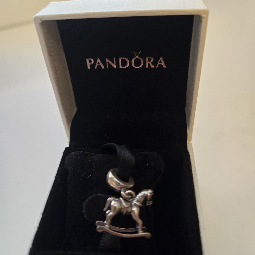 Pandora Silver Rocking Horse Bracelet Charm